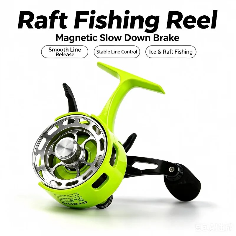 Ice Fishing Reel - Rasio Gigi Baru 3.2:1 Reel Pancing