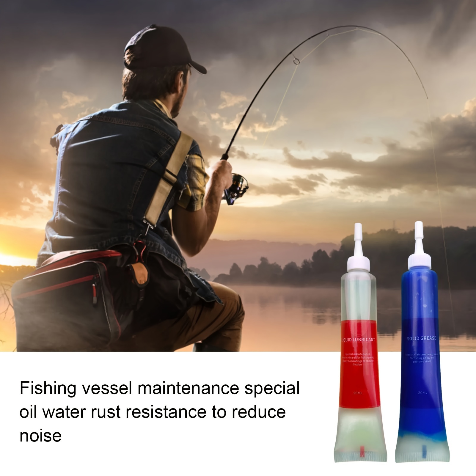 Reel Grease - 4pcs Kit Perawatan Roda Pancing, Pelumas