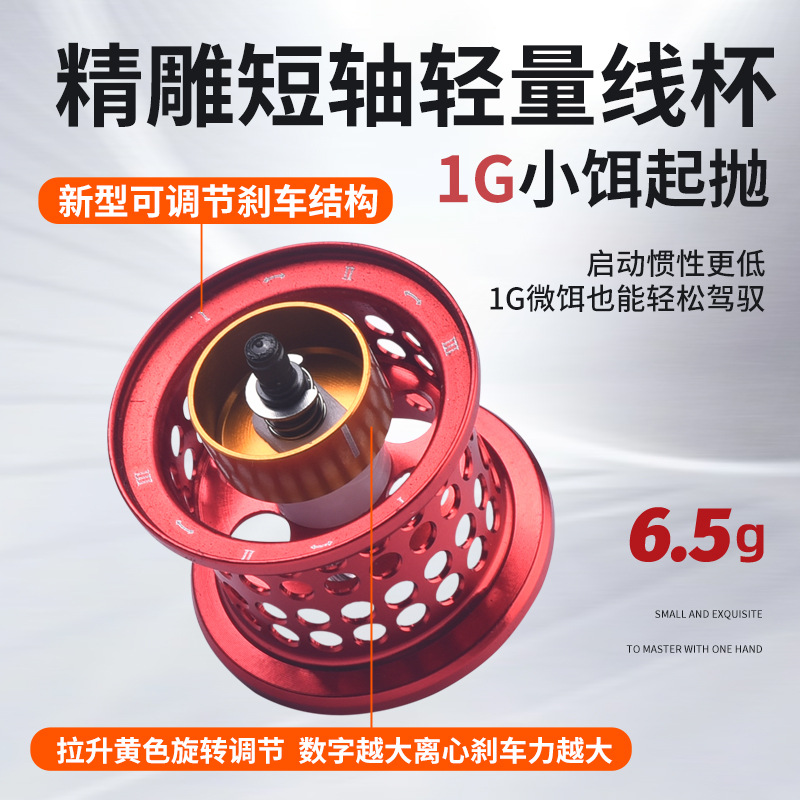 Reel Baitcasting Mikro Karbon  - Ice Fishing Reel ulasan dan harga
