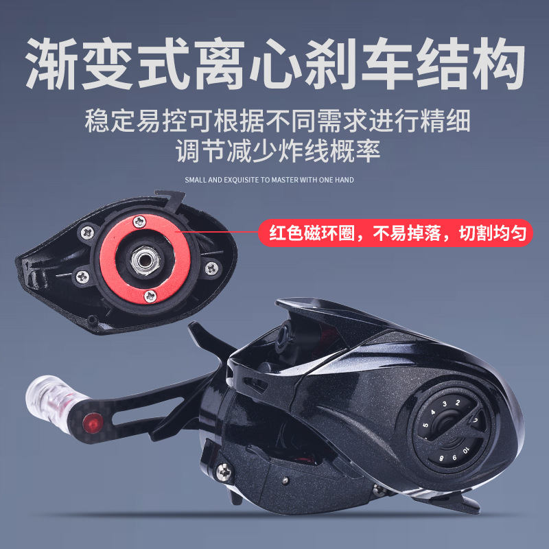Reel Baitcasting Mikro Karbon  - Ice Fishing Reel ulasan dan harga