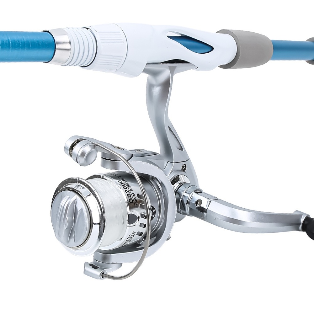 Joran Pancing Biru Putih 1.8M  - Reel Bag ulasan dan harga