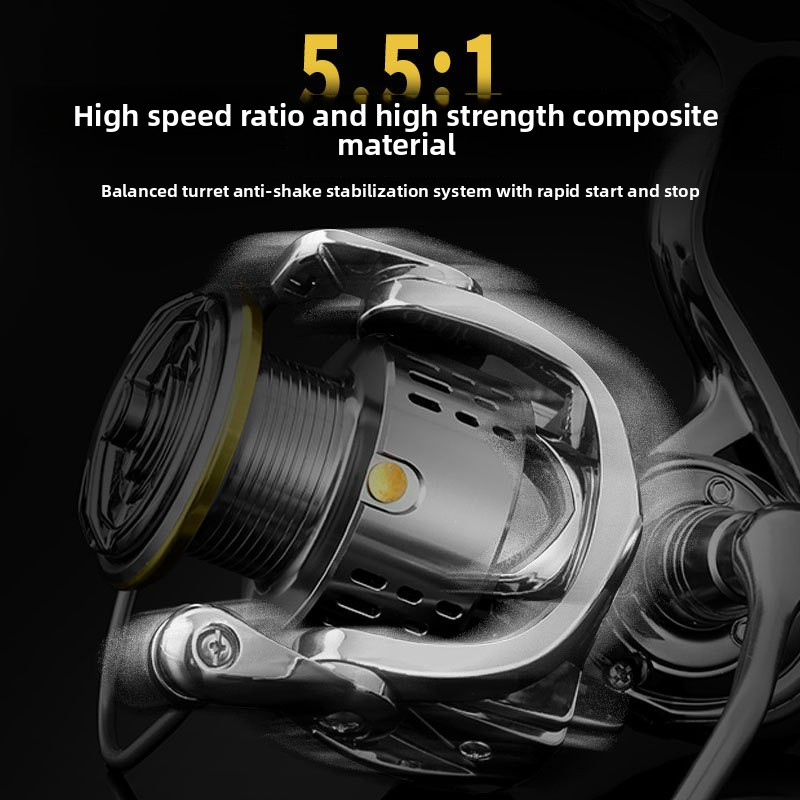 Reel Pancing Full Metal Spinni - Ice Fishing Reel ulasan dan harga