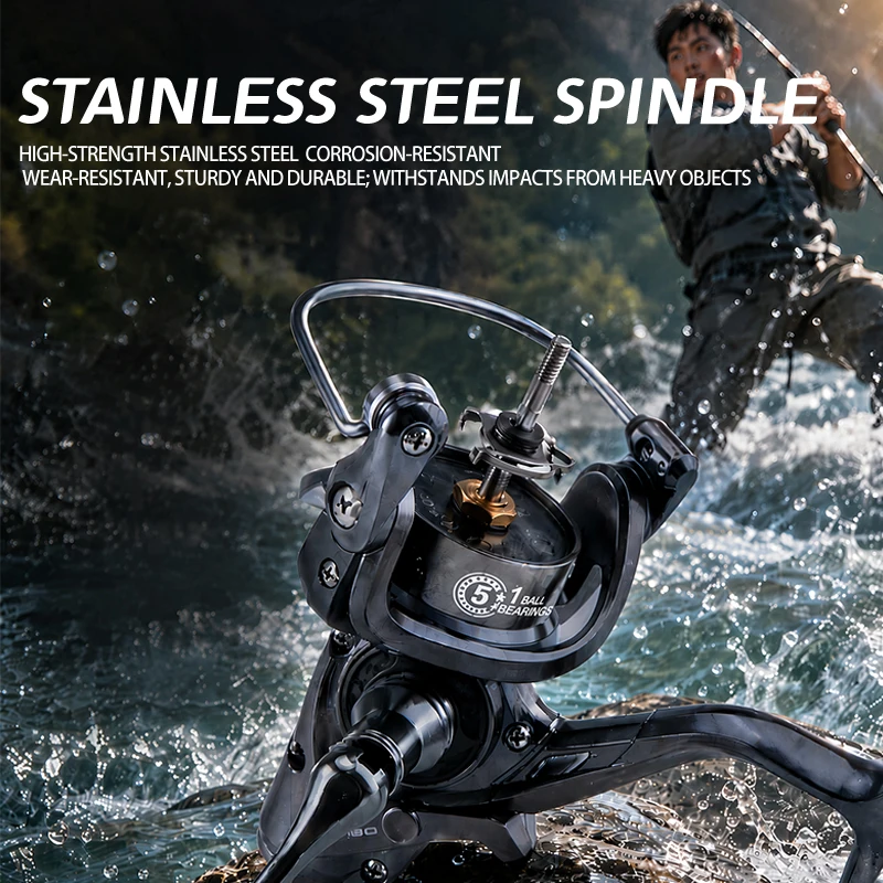 DEUKIO 2026 Reel Pancing Spinn - Ice Fishing Reel ulasan dan harga